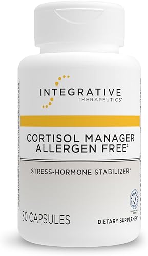 Integrative Therapeutics Cortisol Manager Libre de alérgenos - Suplemento de apoyo para la salud suprarrenal para una respuesta saludable al