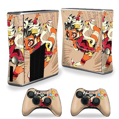MightySkins Skin Compatible with Xbox 360 S Console - Monkey Girl | Protective, Durable, and Unique Vinyl Decal wrap Cover | Easy to Apply, Remove, and Change Styles | Made in The USA