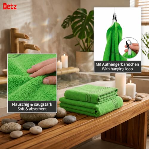 Betz Badetuch XXL Lines 90x180 cm – 100% Baumwolle, weich & saugstark – Strandtuch groß für Urlaub, Pool, Sauna & Outdoor… – Ansicht 2