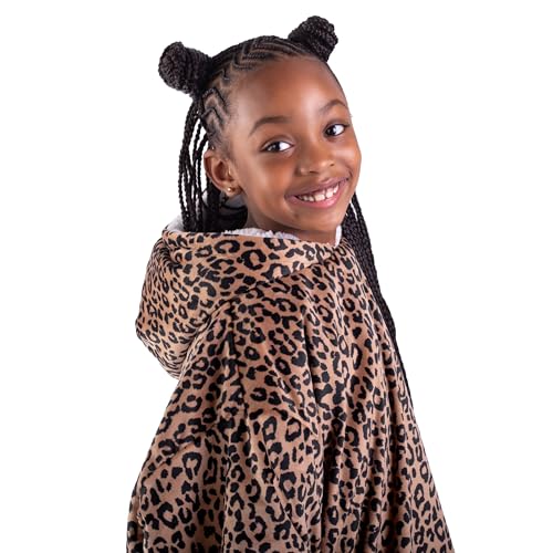 Image of Bare Home Wearable Blanket Hoodie - Soft Plush Sherpa - Warm and Cozy - Oversized Wearable Blanket