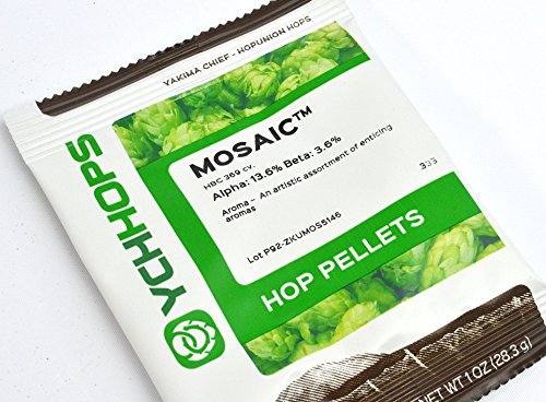 Mosaic Hops - Hop Pellets for Home Brewing Beer - 3 oz.