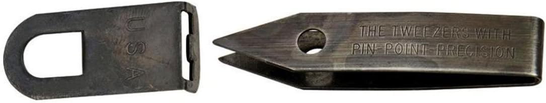 Black Oxide Uncle Bill's Key Chain Tweezers