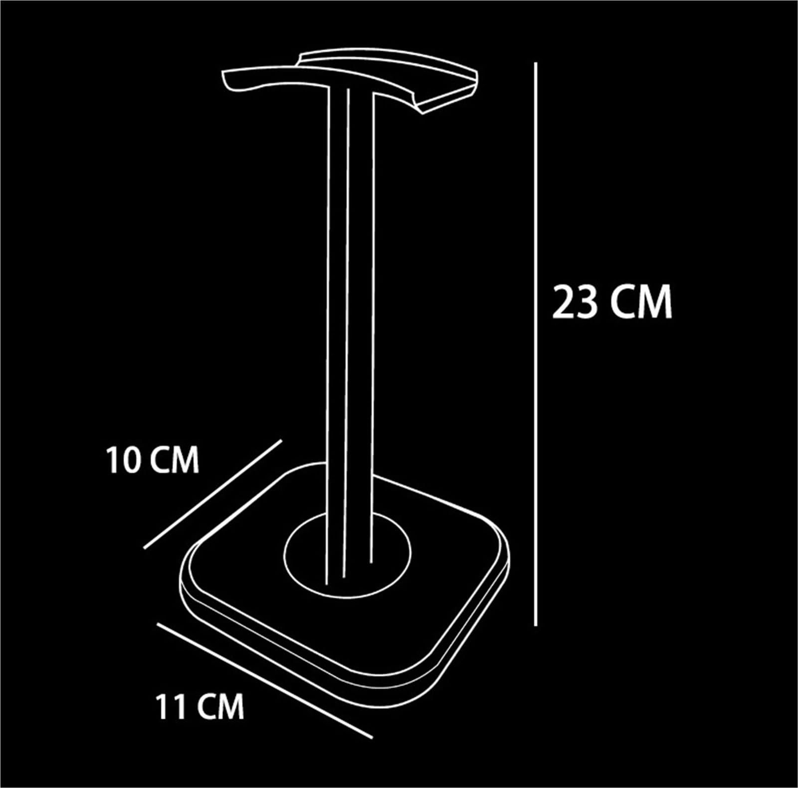 Soporte Exhibidor para Auriculares de Juego Estante Vertical For Auriculares De Escritorio, Soporte For Auriculares De Aleación De Aluminio, Suspensión For Auriculares, Juegos De PC Accesorios Gaming