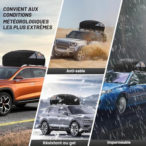 Coffre de toit de voiture pliable haut de gamme imperméable