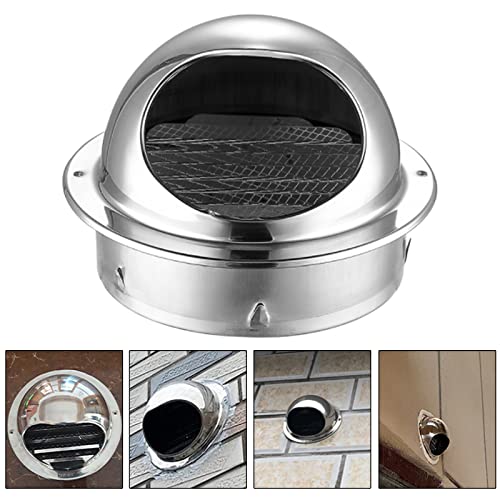 Griglia di ventilazione in acciaio inox, 150 mm