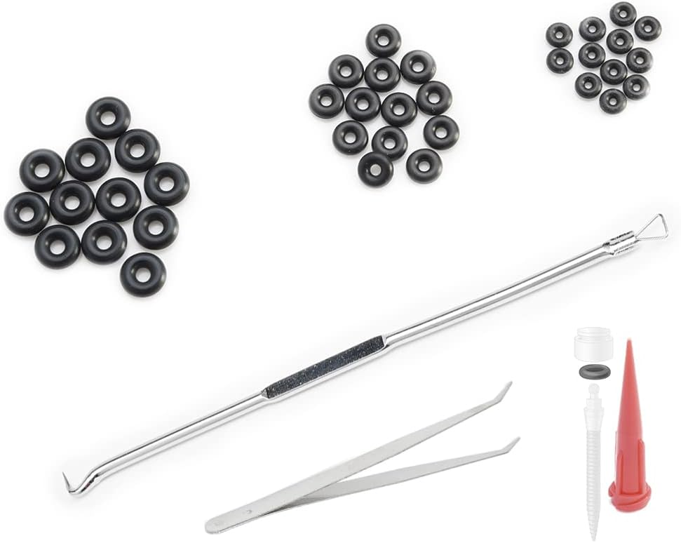 O-Ring, Buna-n, Tool Kit with 3 Convenient Sizes, Replacement for Mini Dental Implants