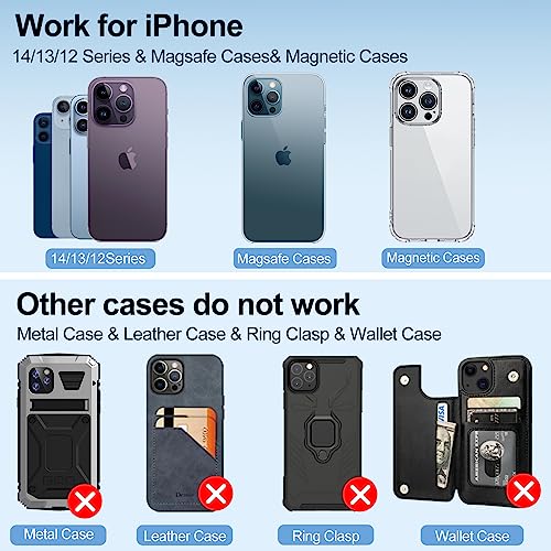 Qaqvav Magnetic Phone Holder For Car, Compatible With Magsafe Wireless Charger, 360° Adjustable Strong Magnetic For Car Iphone Holder Mount, Fit For Iphone 14 13 12 Pro Plus Max Mini #TOP3