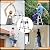 12.5FT Telescoping Ladder,Heavy-Duty Aluminum Extension Ladder with Non-Slip Feet & Stabilizers, Portable Collapsible A-Frame Design for Home, and Outdoor Use