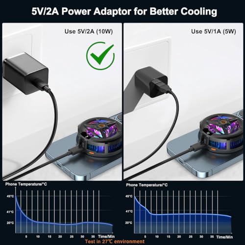 MOBILIFE Store MOBILIFE Magnetic Phone Cooler for Gaming, Black - Image 3