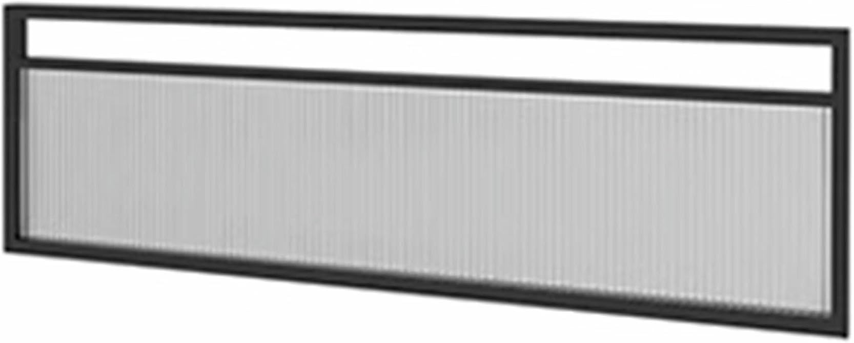 KLGFBDC Stainless Steel Dividers for Dining Areas - Semi-Privacy Screen Panels, Glass Restaurant Partition, Office Bar Countertop Divider
