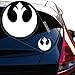 Yoonek Graphics Rebel Alliance From Starwars Decal Sticker for Car Window, Laptop and More. # 510 (4
