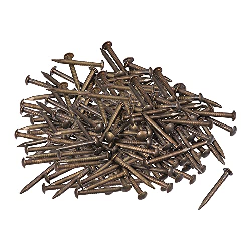 uxcell Clavos pequeños de latón 1.2x12mm para accesorios de madera DIY 200 piezas