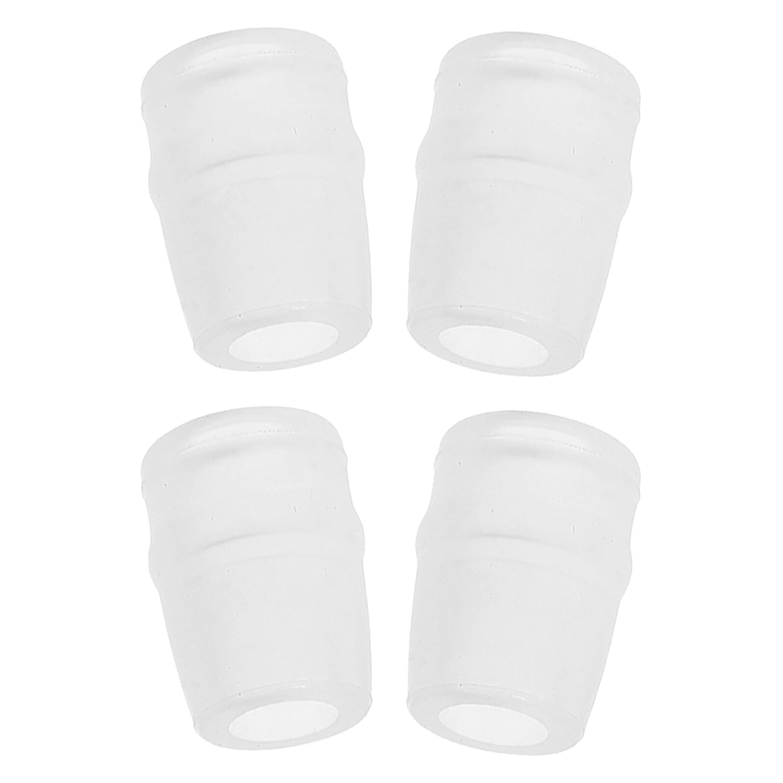 MUELODSIC 4pcs Silicone Sports Water Bottle Mouthpiece Replacement, Valve Nozzles for Running, Cycling, Hiking Hydration Bottles, White Soft Silicone for Outdoor Activities