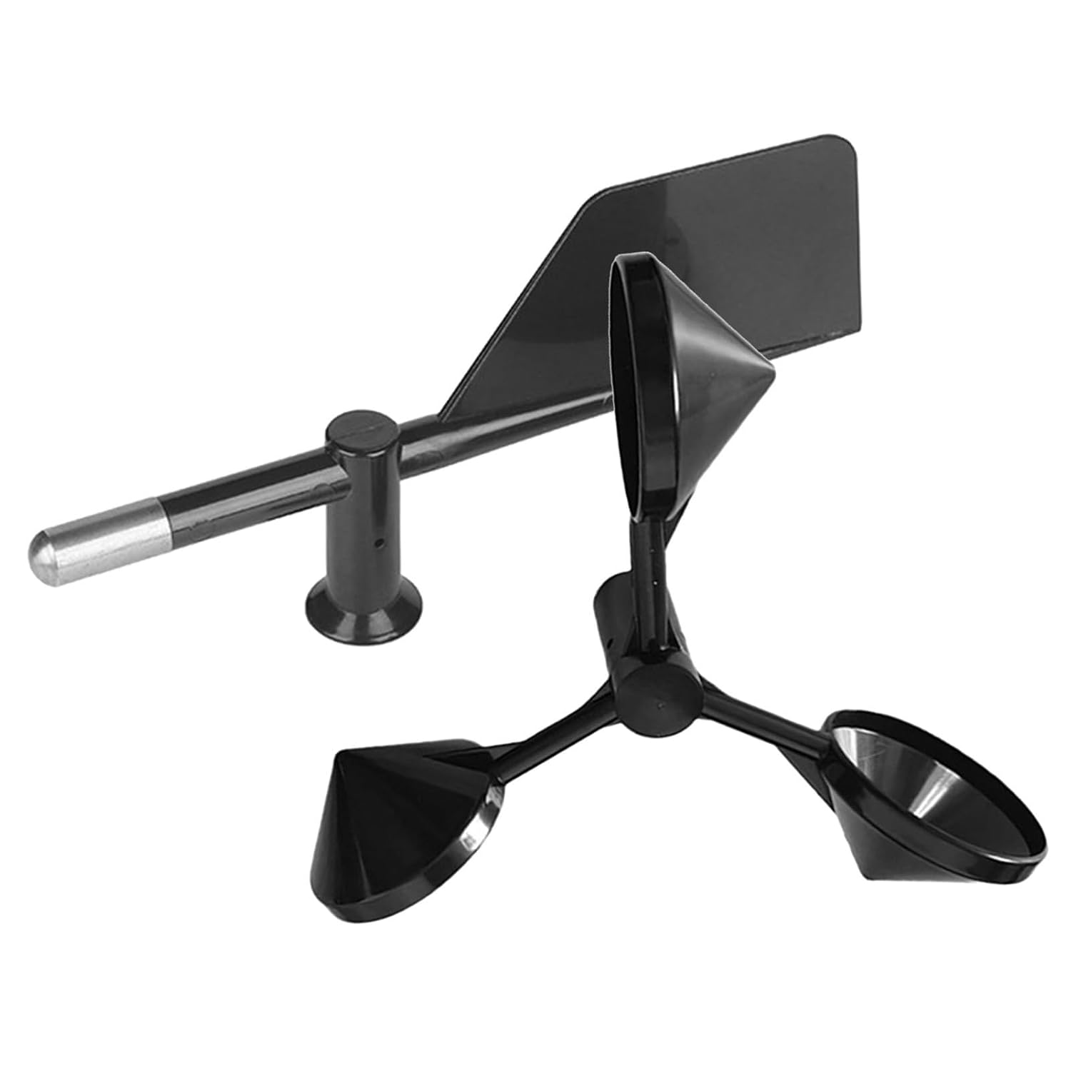 Wind Sensor Vane Replacement for Weather Station Outdoor Use Black