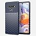 Galaxy J4 Plus case,Galaxy J4 Prime/J4 Core case,MAIKEZI Soft TPU Brushed Anti-Fingerprint Full-Body Protective Phone Case Cover for Samsung Galaxy J4+(Navy Brushed TPU)