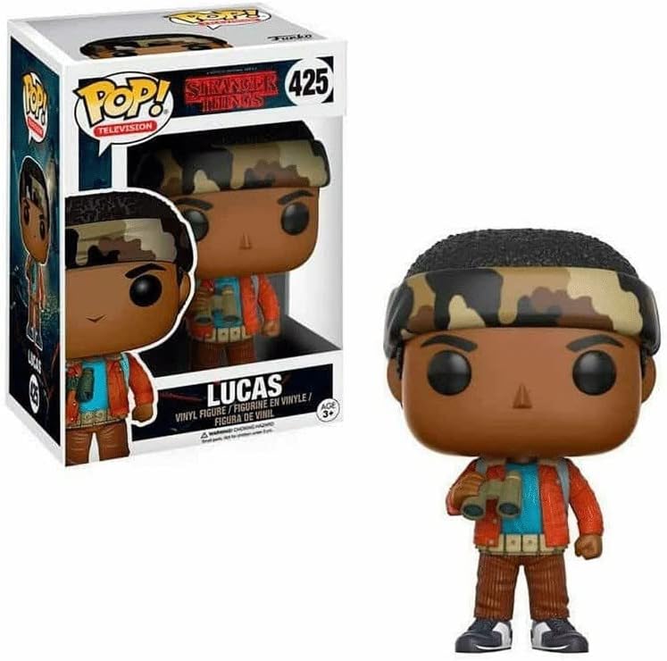 Funko POP Television Stranger Things Lucas Toy Figure,Multi, Standard