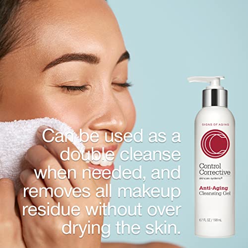Control Corrective Anti-Aging Cleansing Gel, 6.7 Fl Oz - An Advanced, Peptide-Infused Gentle Gel Cleanser That Helps Clarify And Balance The Complexion, Comforting, Calendula Flower, Witch Hazel #TOP4
