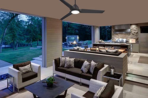 Minka-Aire F753L-Cl Java 54 Inch Outdoor Ceiling Fan With Integrated Led Light In Coal Finish #TOP5