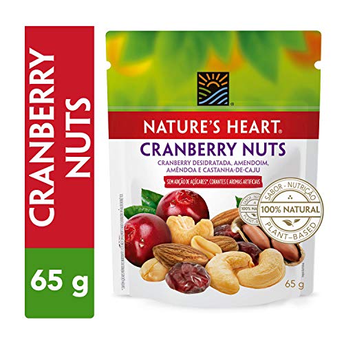 Snack, Natures Heart, Cranberry Nuts, 65g
