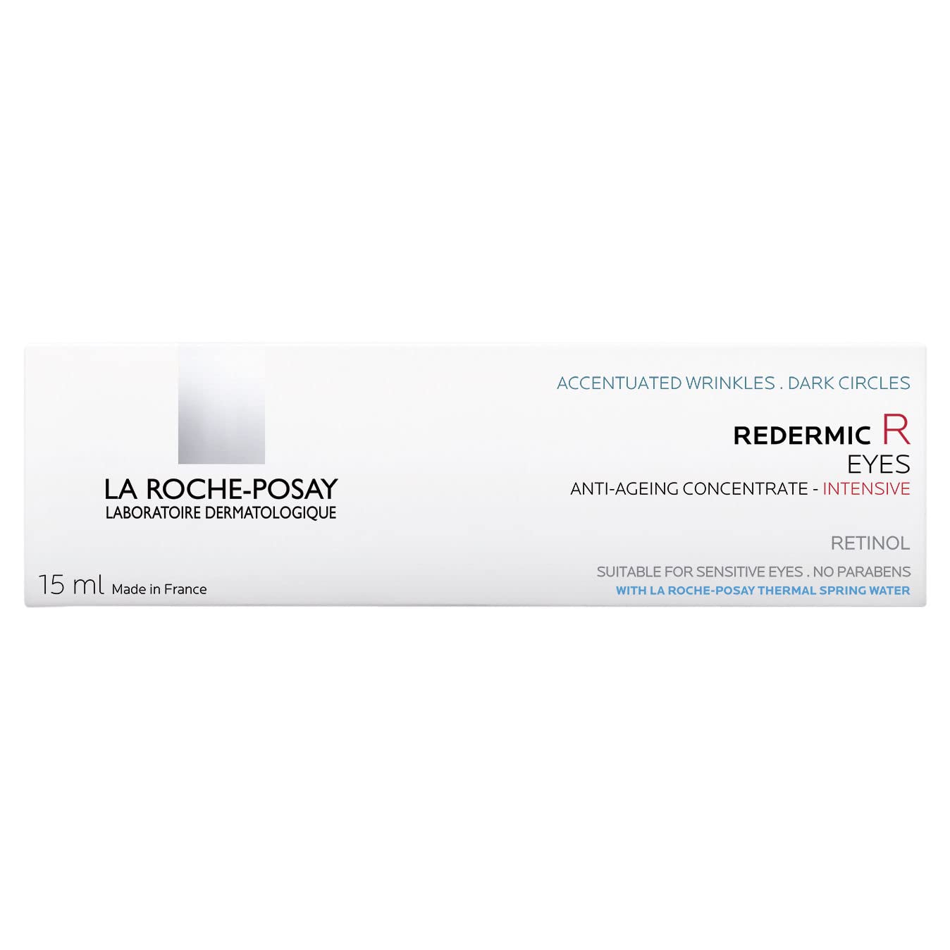 La Roche Posay Redermic R, Crema Contorno Occhi Anti-Età, Per Tutti i Tipi di Pelle, Zero Occhiaie e Zero Rughe, Pelle Levigata, Arricchita con Retinolo e Caffeina, 15 ml