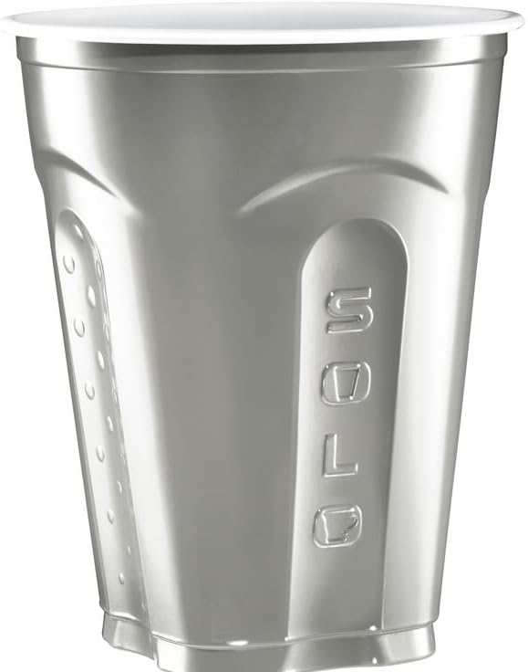 Solo Squared Cups 18 Ounce, 30 Count Silver (Color May Vary)