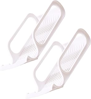 Uonlytech 4 Pcs Beer Rack Fridge Vegetable Container Stackable Can Organizer Refrigerator Can Organizer Cabinet Storage Shelf Storage Rack Soda Water White Fruits and Vegetables Plastic