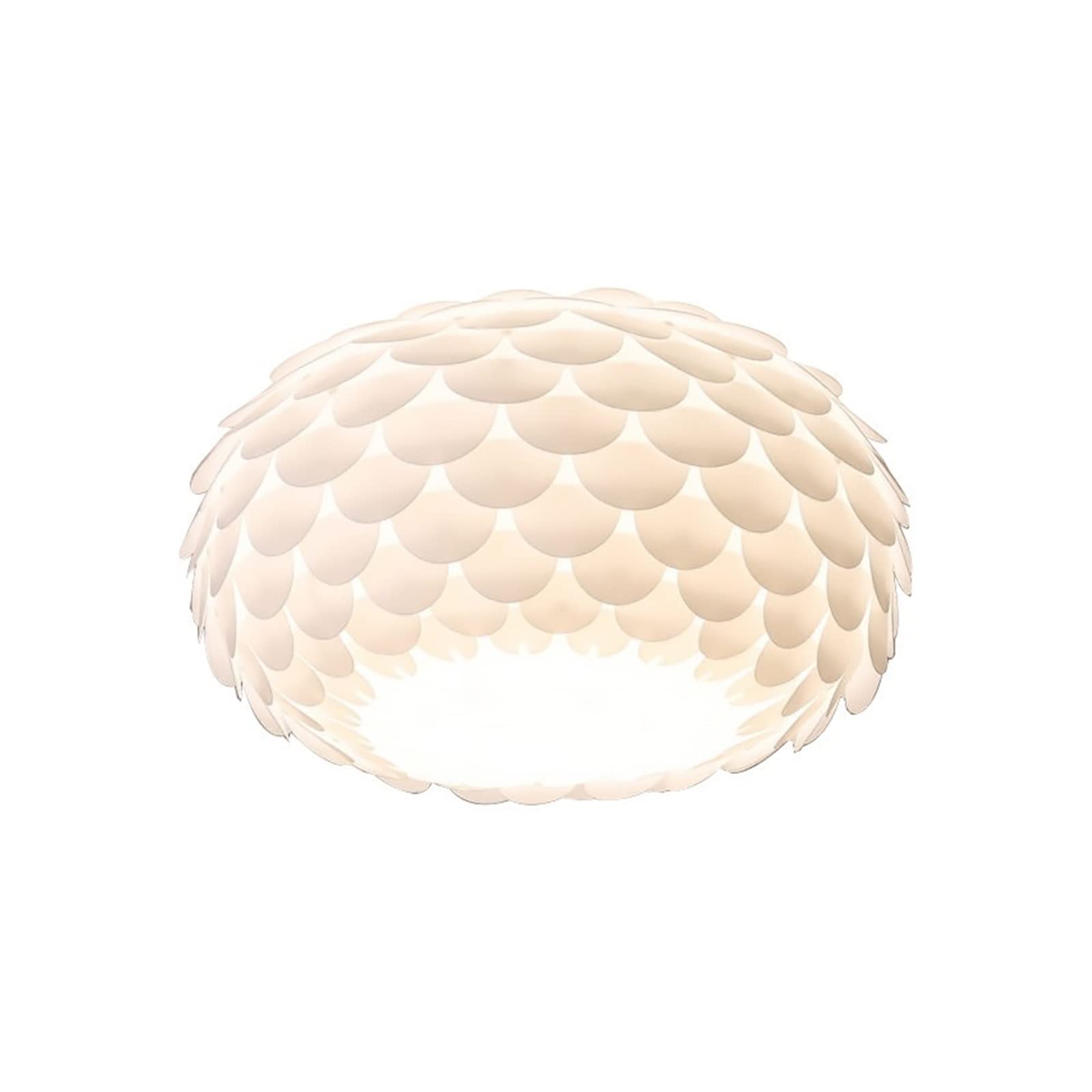 Bx9rE7tK3g Ceiling Light Cream Wind Bedroom Lamp Simple Romantic Warm Creative Design Lamps Girls Children's Room Ceiling for Living Room(L)