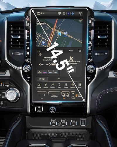 Protecteur d'écran RAM 1500 Limited verre premium Uconnect 14.5 - 3