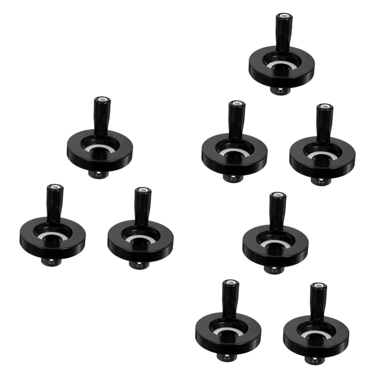 BELLIFFY 3 Pcs Industrial Hand Crank Wheel Mechanical Hand Wheel for Machine Tools