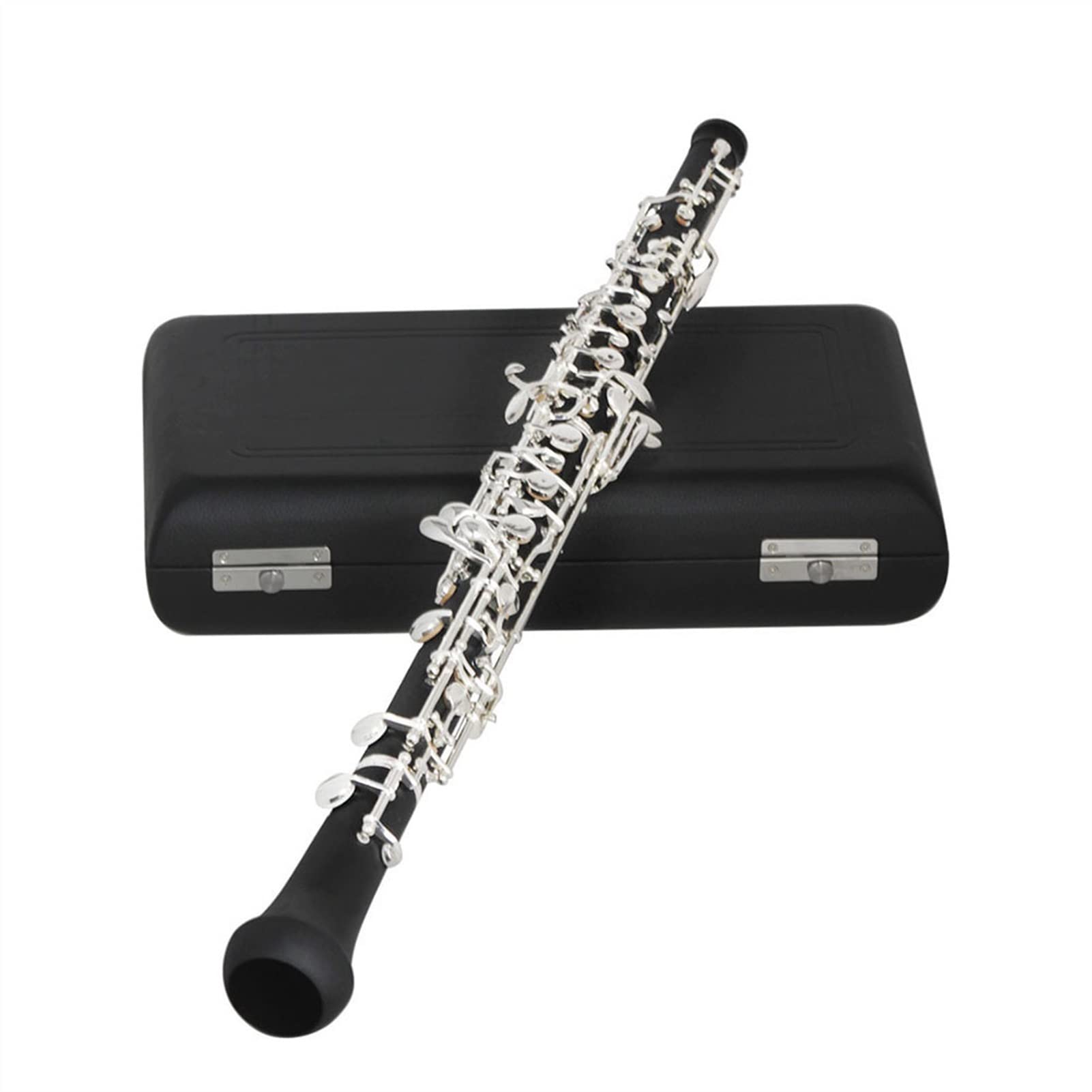 Strumento Oboe Strumento Placcato in Argento Semi-Automatico per Tasti Semi-automatizzatore Professionale C Key Key Strumento di Legno Principiante di Oboe