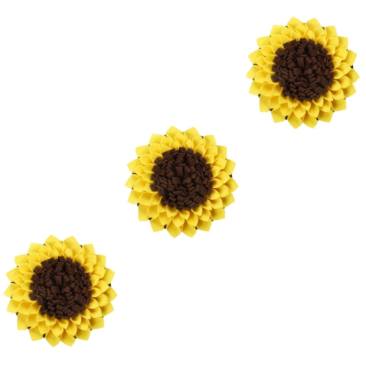 Beavorty 3piezas Alfombrilla Olfativa para Mat De Alimentación para Cachorros Entrenamiento De Forrajeo Material De Fieltro Previene Atracones y