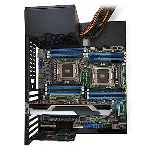 Chasis Abierto para Computadora Dual-Way Server Soporte para Placa Madre E-ATX/ATX Abierto Refrigeración Negro modelo 500386654A2 miniatura 4