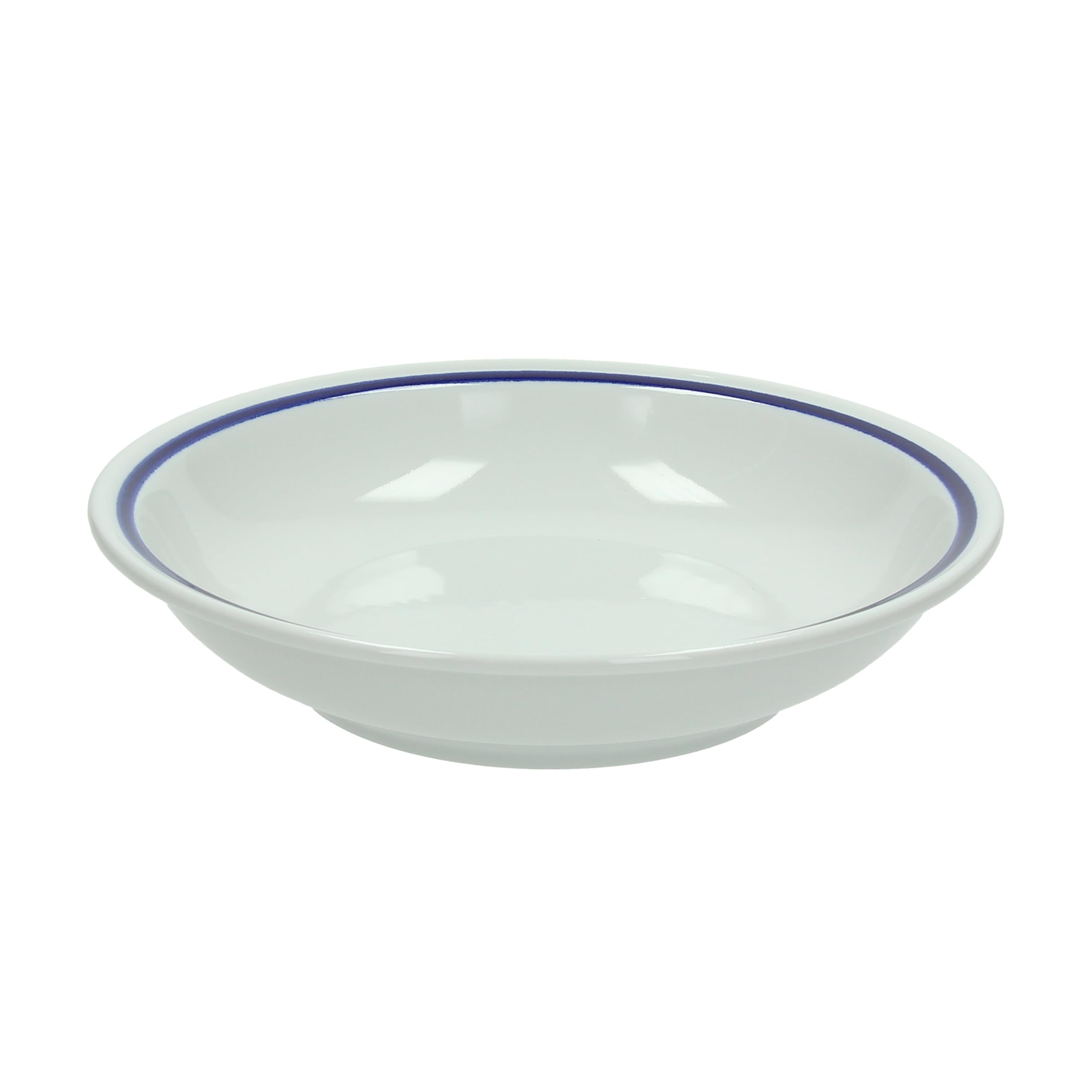 Tognana AZ Fascetta Blu, servizio piatti 18 pezzi per 6 persone, porcellana, bianco, Made in Italy