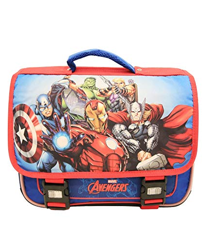 Preisvergleich Produktbild Blaue und rote Schultasche Avengers Marvel