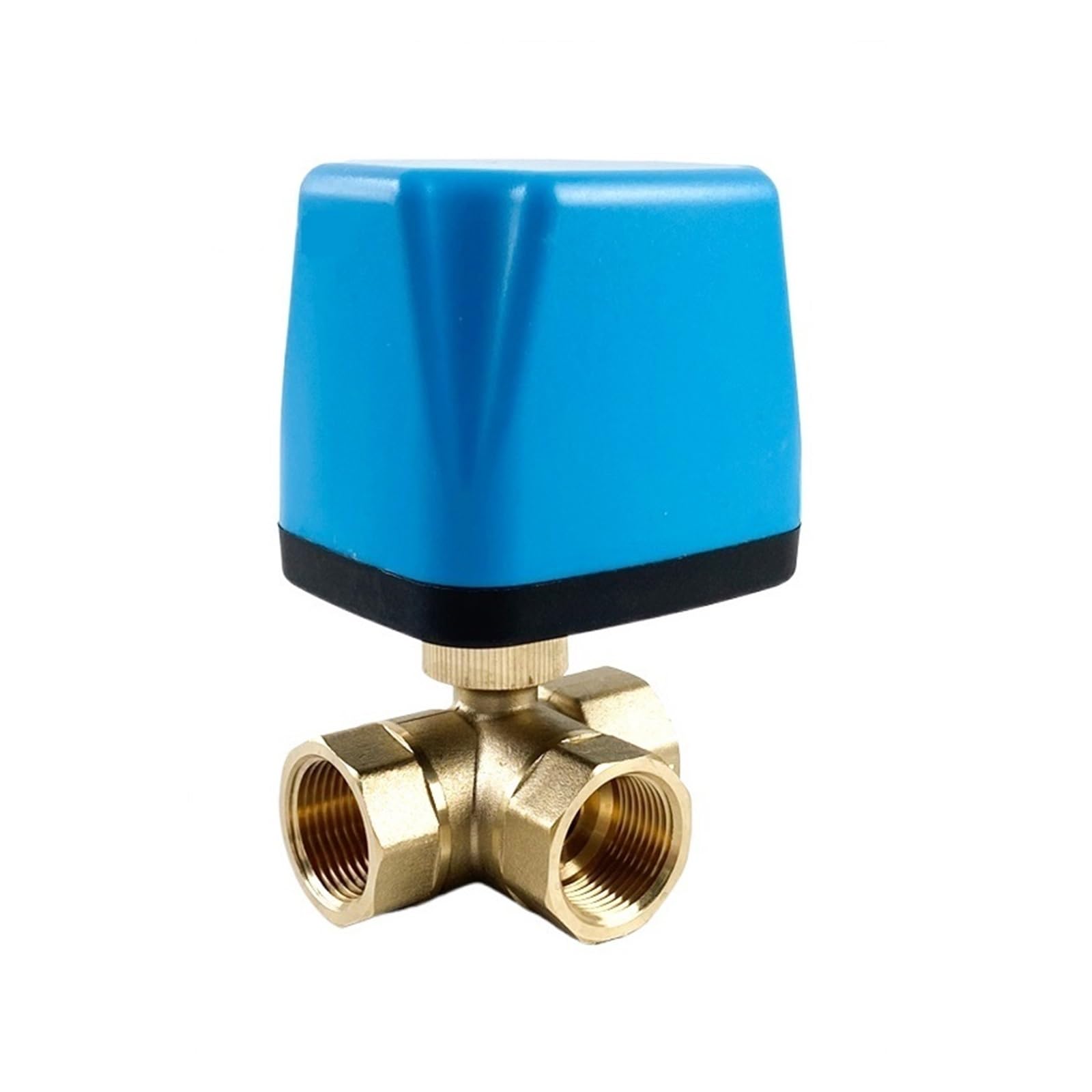 Válvula de bola, Válvula de bola eléctrica latón, 1/2 ", 3/4", 1, 1-1/4", 1-1/2, dos líneas, tres vías, normalmente cerrada, válvula interruptor abierta for agua(1",12_NORMALLY CLOSED)