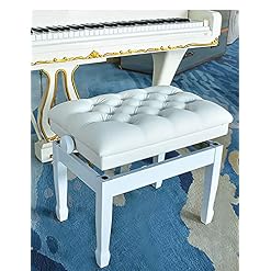 TEmkin Banc de Piano d’artiste en Cuir, Tabouret de Piano Solo avec Pieds en Bois Massif et Coussin rembourré, Forte capacité de Charge jusqu’à 180 kg, 60 x 40 x 50-60 cm - Les Beatles, Paul McCartney, John Lennon, RIngo Starr, George Harrison TEmkin Banc de Piano d'artiste en Cuir, Tabouret de Piano Solo avec Pieds en Bois Massif et Coussin rembourré, Forte capacité de Charge jusqu'à 180 kg, 60 x 40 x 50-60 cm – Image 6