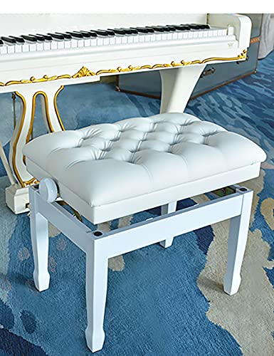 TEmkin Banc de Piano d’artiste en Cuir, Tabouret de Piano Solo avec Pieds en Bois Massif et Coussin rembourré, Forte capacité de Charge jusqu’à 180 kg, 60 x 40 x 50-60 cm - Les Beatles, Paul McCartney, John Lennon, RIngo Starr, George Harrison TEmkin Banc de Piano d'artiste en Cuir, Tabouret de Piano Solo avec Pieds en Bois Massif et Coussin rembourré, Forte capacité de Charge jusqu'à 180 kg, 60 x 40 x 50-60 cm – Image 7