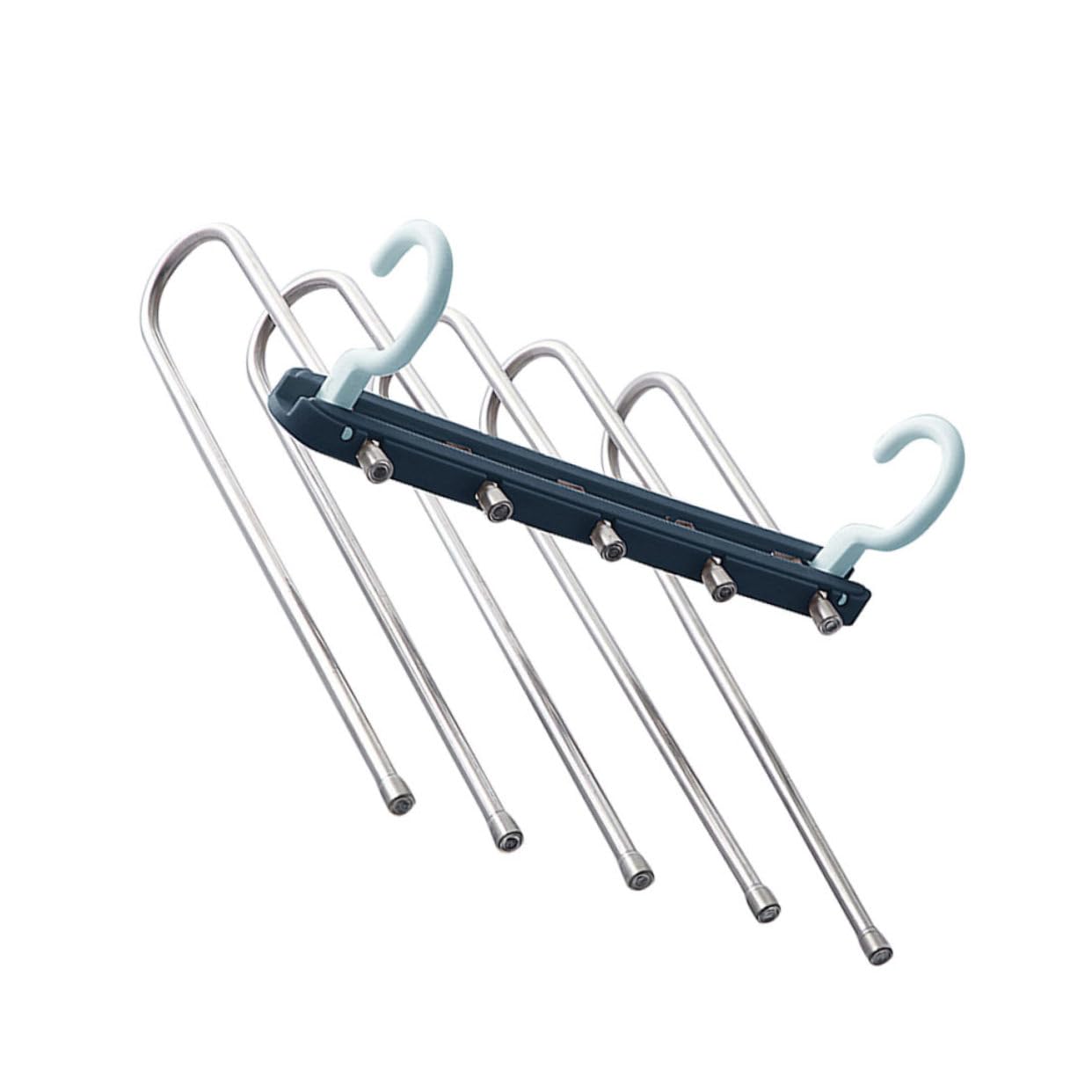 Cintre pour pantalons gain de place multicouche en acier robuste