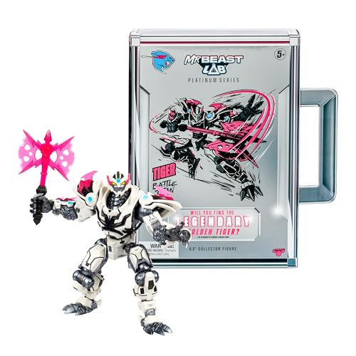 MrBeast Lab Platinum Series Tiger Battle Titan Collector Figure