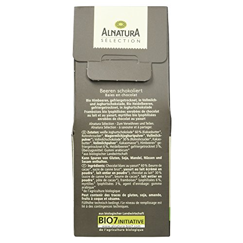 Alnatura Sélection Bio Beeren schokoliert, 85g