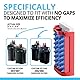 Fluval Bio-Foam MAX Schaumstofffilter, mit vergrößerter Oberfläche für den Fluval 207 und 307 Außenfilter, 2er Pack
