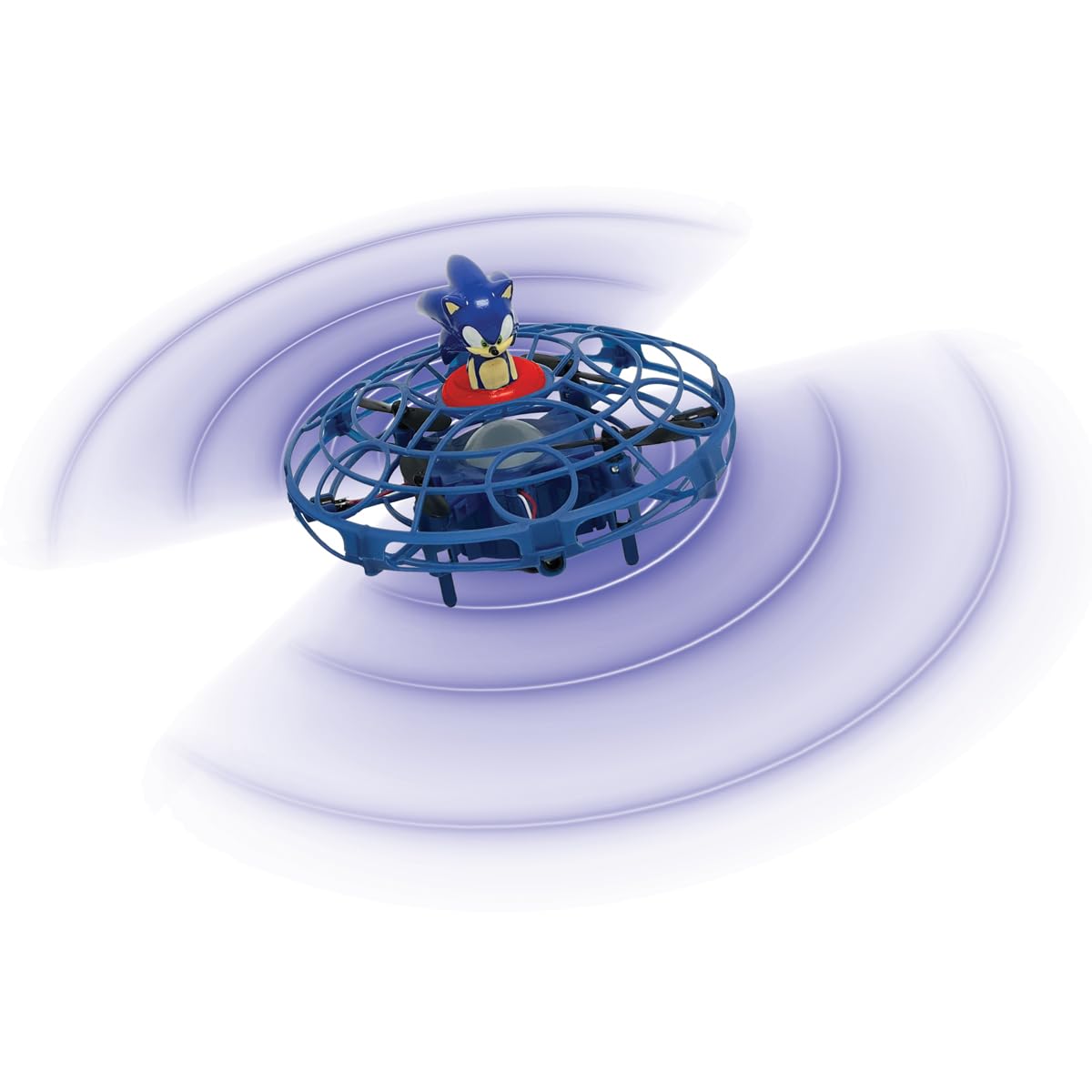 Lexibook, RC UFO Flying Sonic con luci e controllo gestuale, controllo a mani libere con batteria ricaricabile, Blu, UFOSN