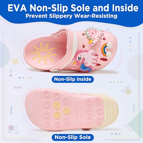 Image of Kids Girls Boys Clogs Garden Shoes Toddler Beach Summer Slides Slippers Indoor Outdoor Children Water Shower Pool Sandals for Toddler /Little Kid