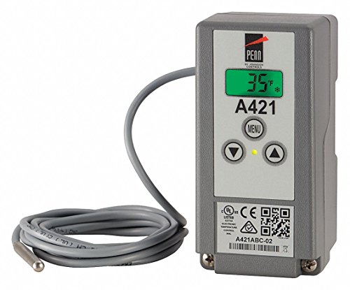 Johnson Controls A421ABC-03C Electronic Temperature Control, 1 Switch