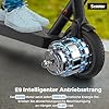 E Scooter mit Straßenzulassung Max 33 km Reichweite, ABE Elektroroller Belastung bis 120kg, LED, 20km/h, 350W Motor,Duales Bremssystem Doppelte Federung Leicht Kompakt & Stabil Eroller Für Pendler #4