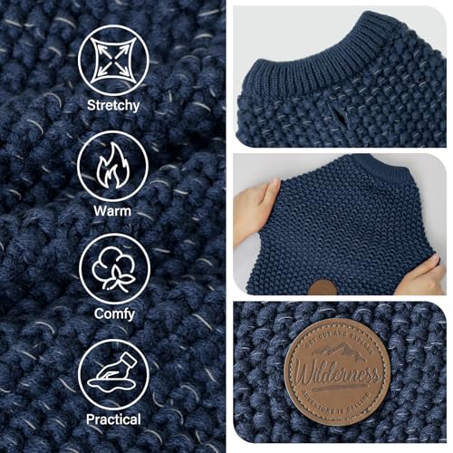 Kyeese Dog Sweater Warm Dog Coats Comfy Dog Sweater Medium Size Dog Medium Dog Sweater With Reflective Yarn Stretchy Dog Clothes Pullover Dog Sweater For Medium Dogs Boy thumb #2