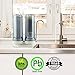APEX EXPRT MR-2050 Dual Countertop Water Filter, Carbon and Mineral pH Alkaline Water Filter, Easy Install Faucet Filter - Reduces Heavy Metals, Bad Taste and Up to 99% of Chlorine - Clear