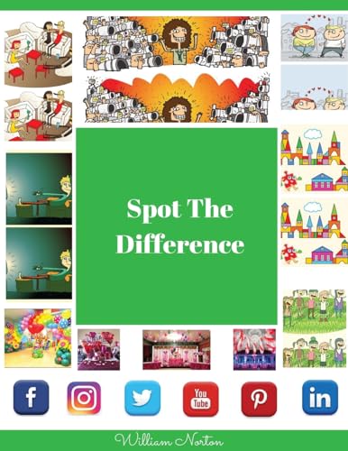 Spot the difference: kids activity (Volume 5)