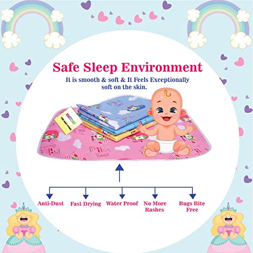Image of Kwitchy Flat Bed Baby Bedding Set for New Born Essential Combo (0-6 Months) (4PCS Set)