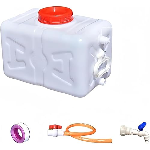 Household and Outdoor Water Tank with Faucet - Portable and Durable Plastic Water Storage Cube